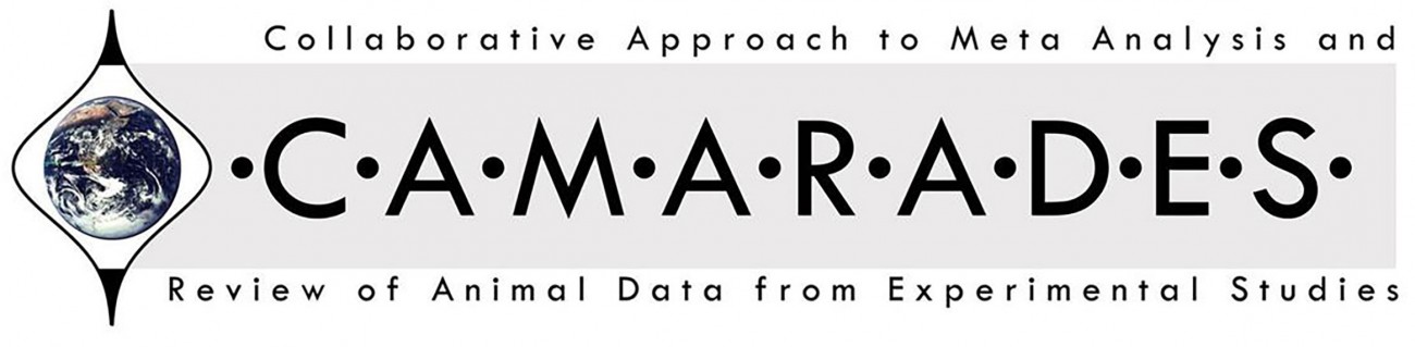 the logo of the CAMARADES group at the University of Edinburgh